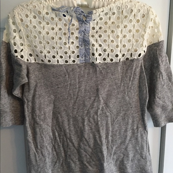 Postmark Cutout Lace Top - Picture 3 of 4